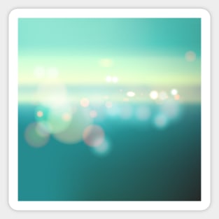 Dreamy Seascape Bokeh Sticker